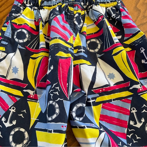 Janie & Jack Nautical Sailing Swim Trunks, Little Boys Sz 5 - Picture 4 of 6